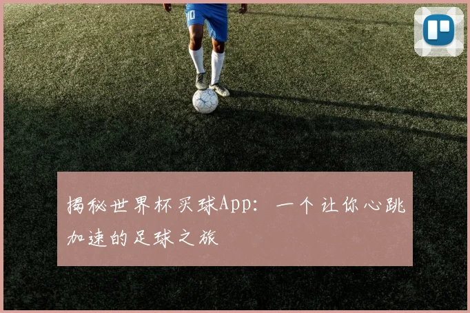 揭秘世界杯买球App：一个让你心跳加速的足球之旅
